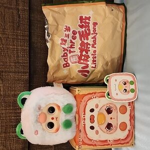 NIB Authentic Baby Three Little Mahjong Plush Series. Confirmed